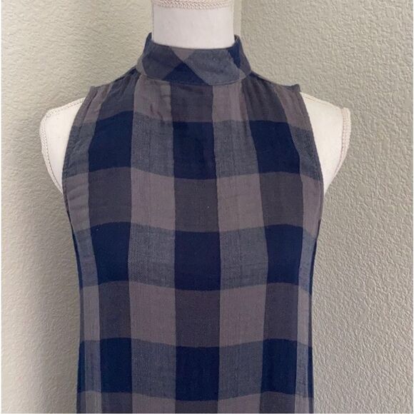 Anthropologie Cloth & Stone Plaid Swing Dress Size XS - Picture 9 of 10